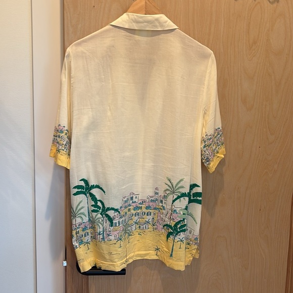 Future Collective Shirt Resort Print Summer Button Down Size Small - Picture 4 of 8